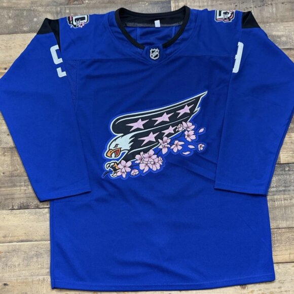 Ryan Leonard Washington Capitals 24-25 Cherry Blossom Jersey - Picture 3 of 7